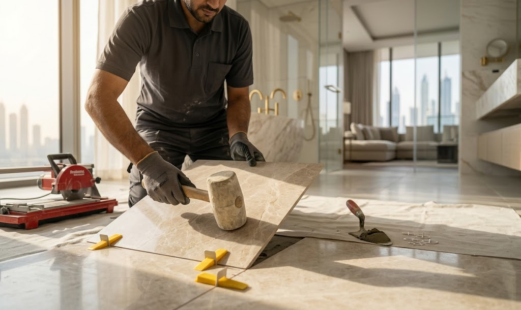Expert Floor Tiles Work Dubai